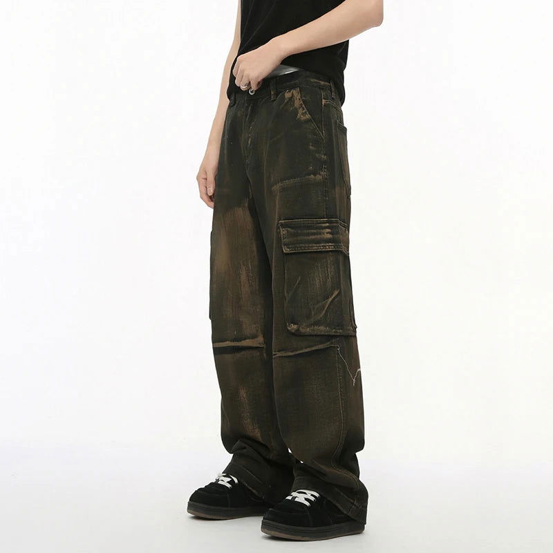 CARGO PANTS DISTRESSED DARK SANDA PERFORMANCE GEAR