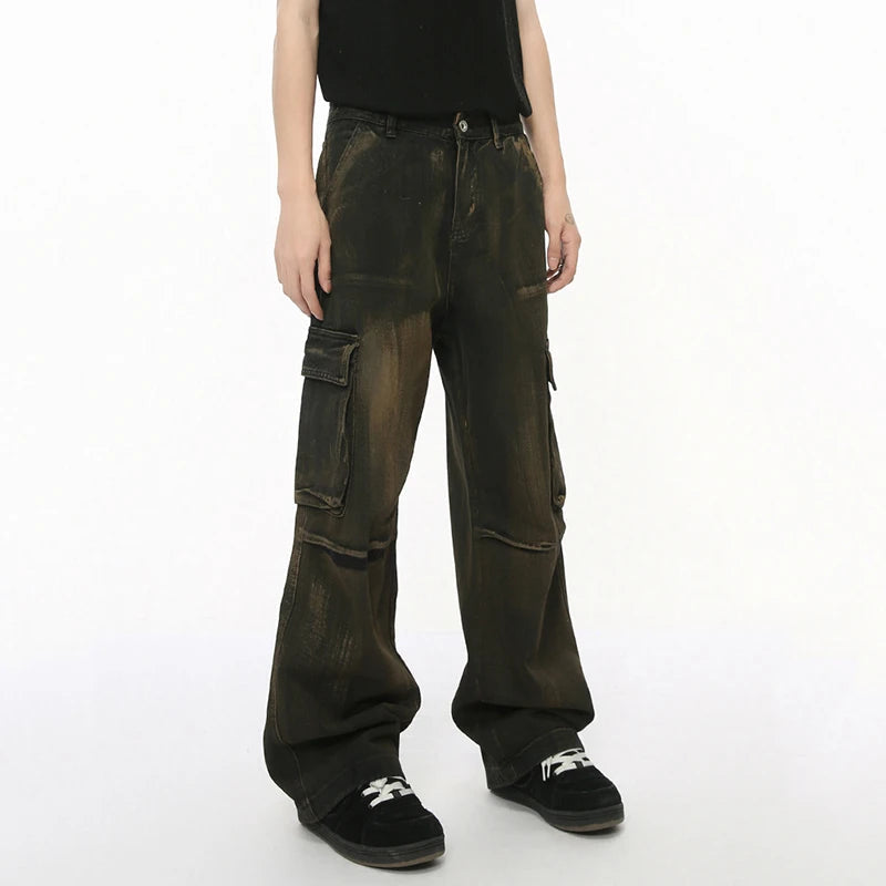 CARGO PANTS DISTRESSED DARK SANDA PERFORMANCE GEAR