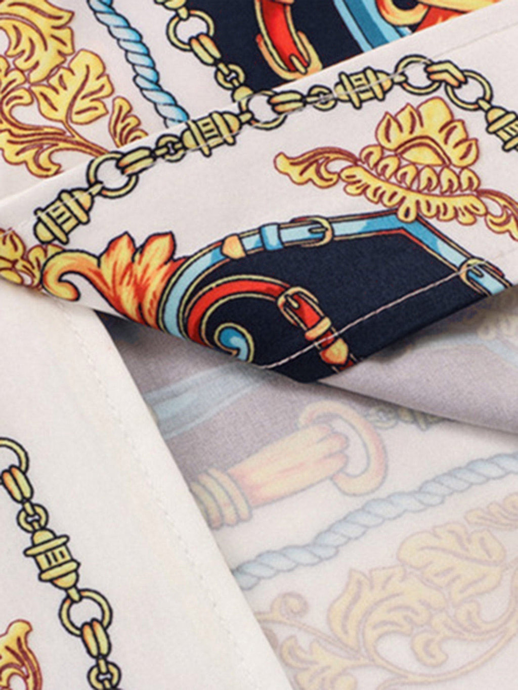 CARRIAGE PRINT SHIRT AND SHORTS SET - STREET PALACE STYLE