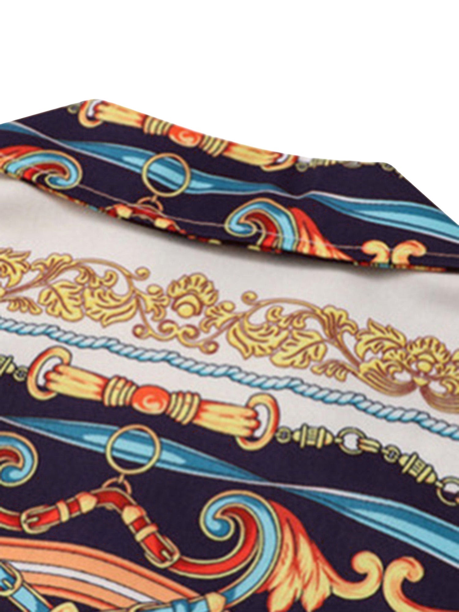 CARRIAGE PRINT SHIRT AND SHORTS SET - STREET PALACE STYLE