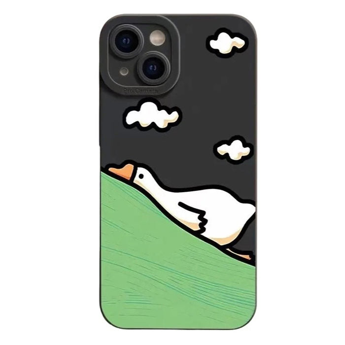 CARTOON GOOSE IPHONE CASE FOR GOOSE IPHONE AND APPLE DEVICES