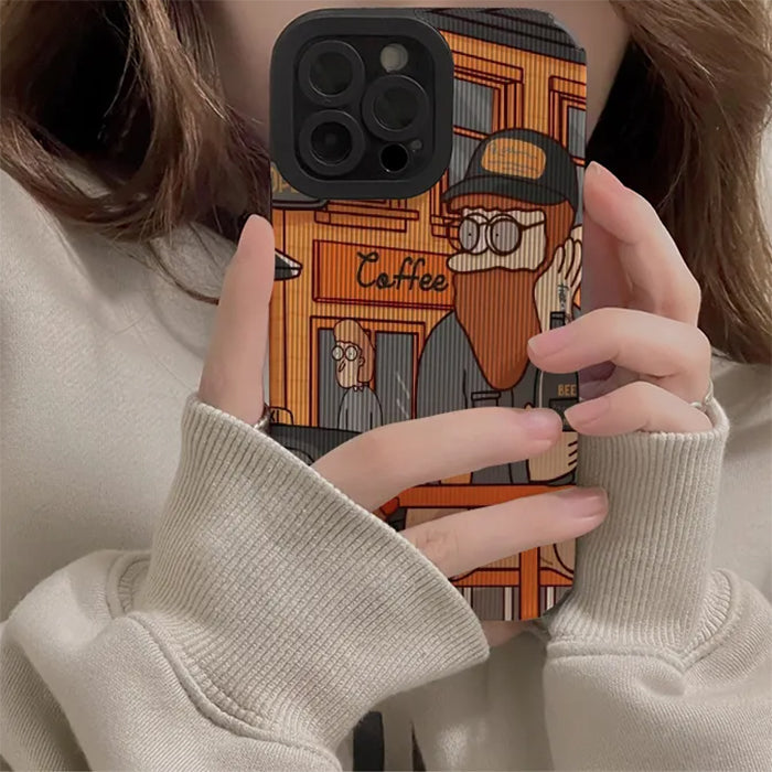 CARTOON PHONE CASE WITH DOG IPHONE CASE DESIGN