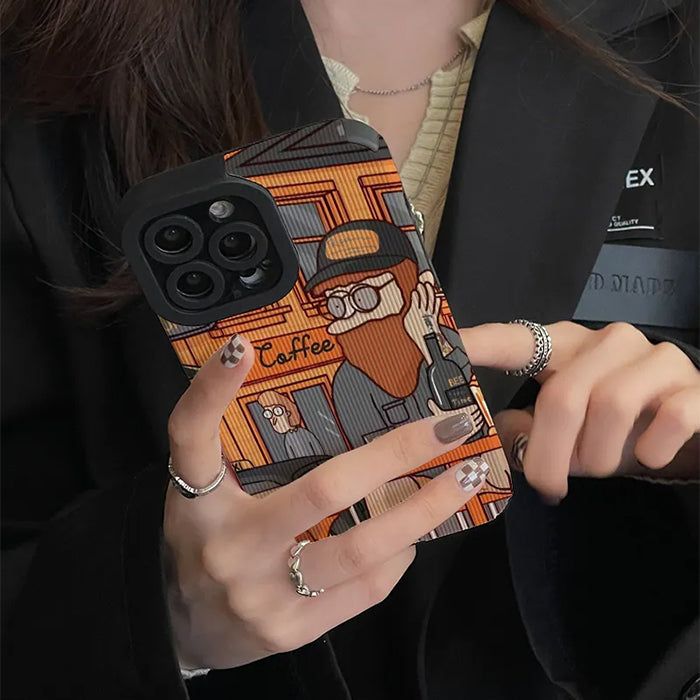 CARTOON PHONE CASE WITH DOG IPHONE CASE DESIGN