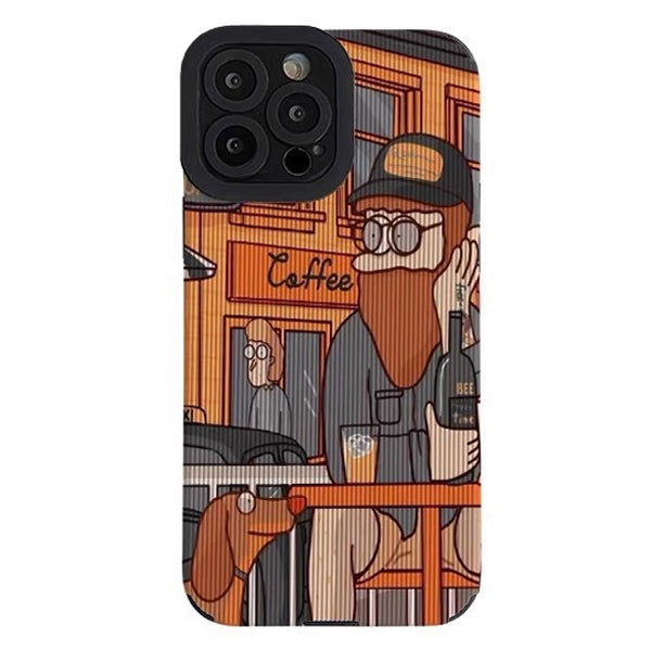 CARTOON PHONE CASE WITH DOG IPHONE CASE DESIGN