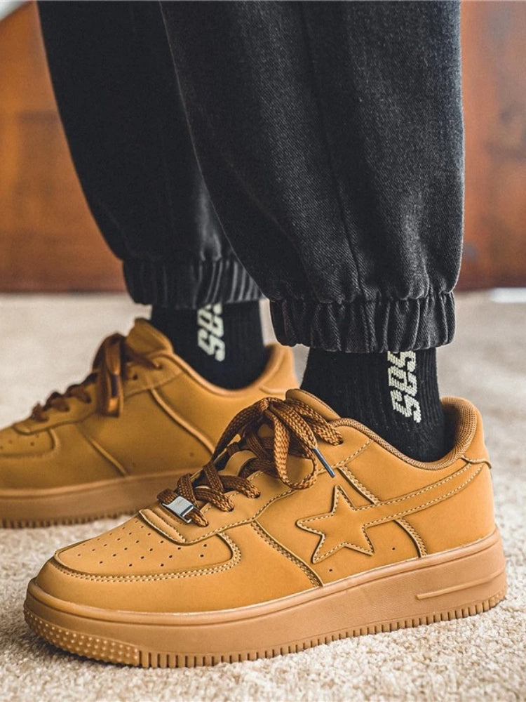 CASUAL DUNK SNEAKERS WHITE STAR-BRANDED FOR EVERYDAY WEAR