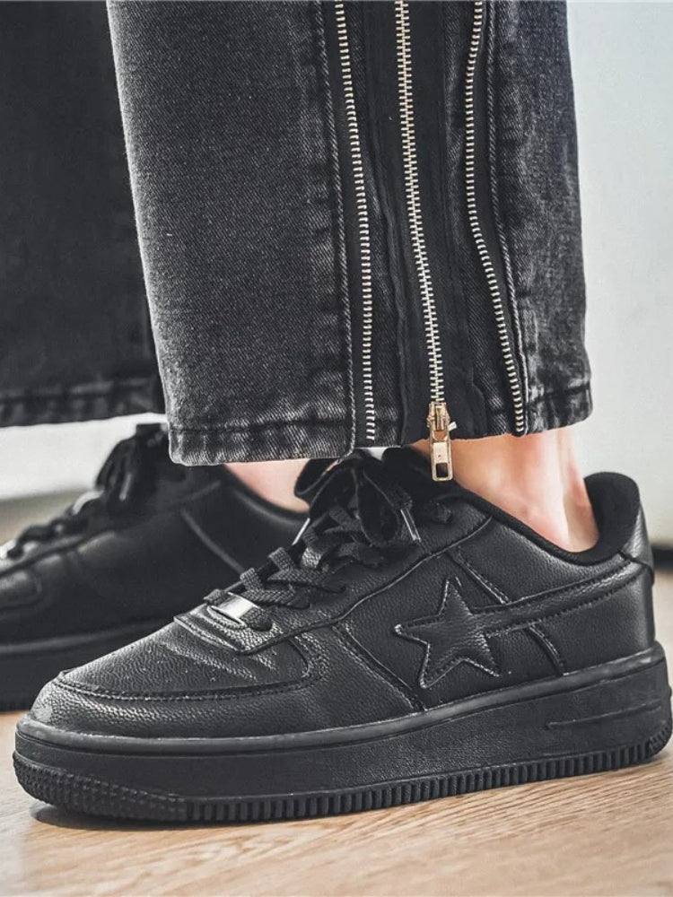 CASUAL DUNK SNEAKERS WHITE STAR-BRANDED FOR EVERYDAY WEAR