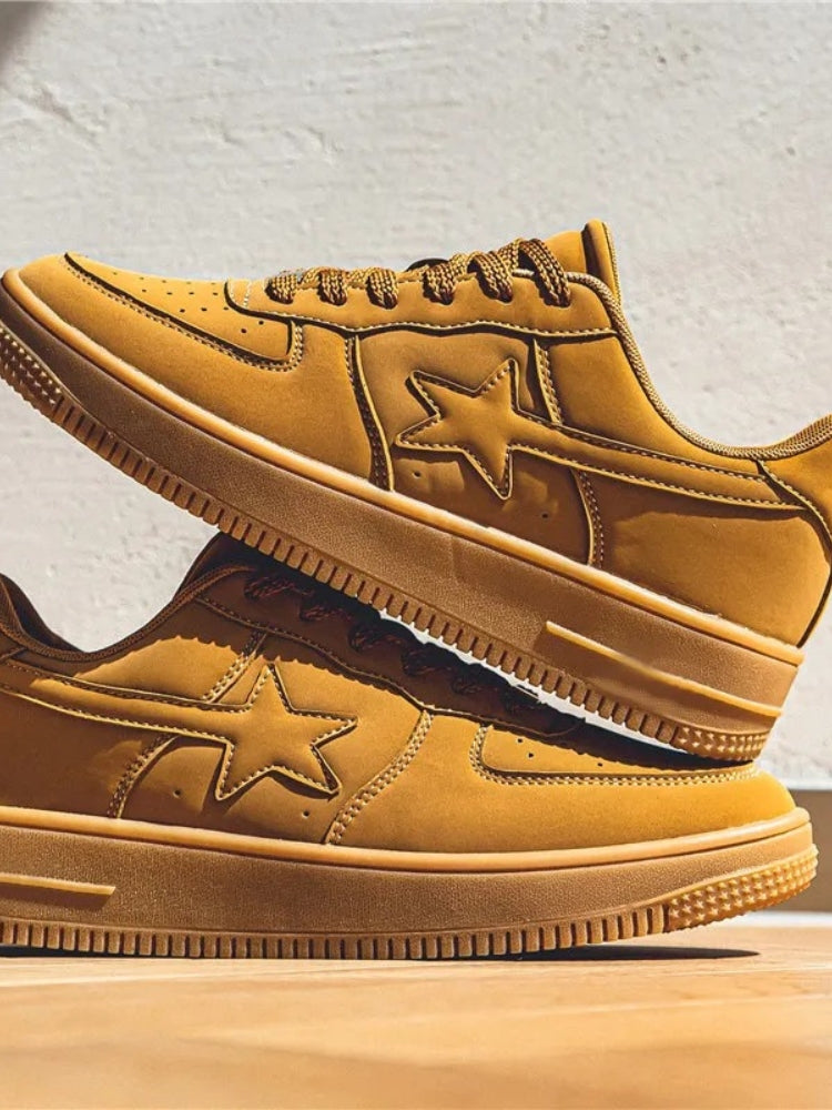 CASUAL DUNK SNEAKERS WHITE STAR-BRANDED FOR EVERYDAY WEAR