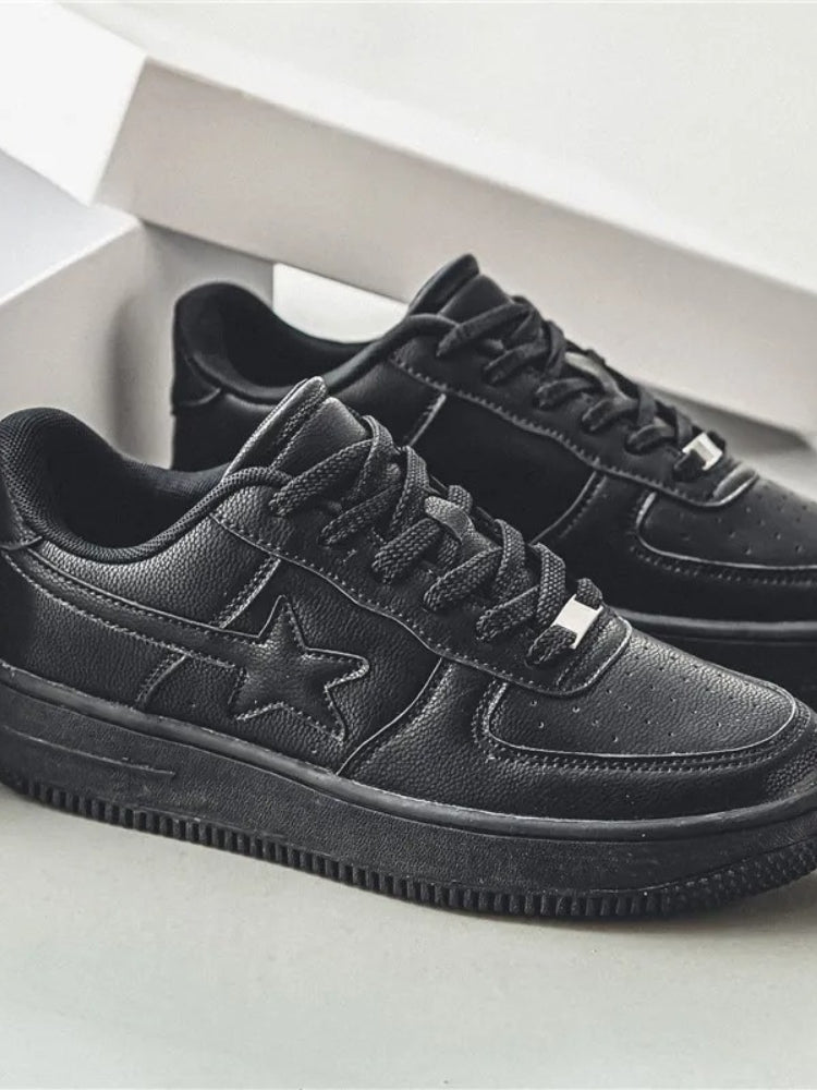 CASUAL DUNK SNEAKERS WHITE STAR-BRANDED FOR EVERYDAY WEAR