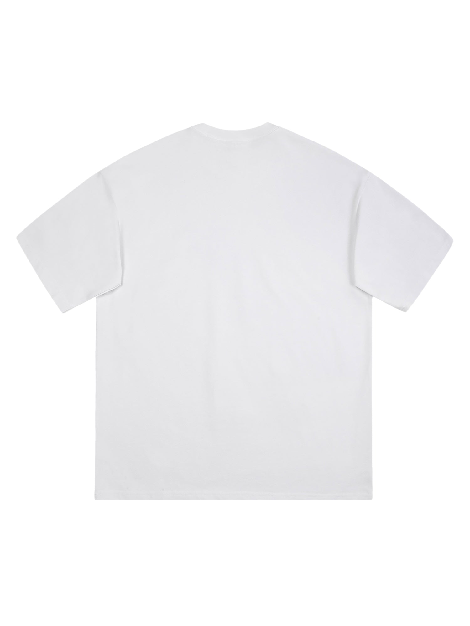 CASUAL SHORT SLEEVE BLACK T-SHIRT WITH HEART GRAPHIC