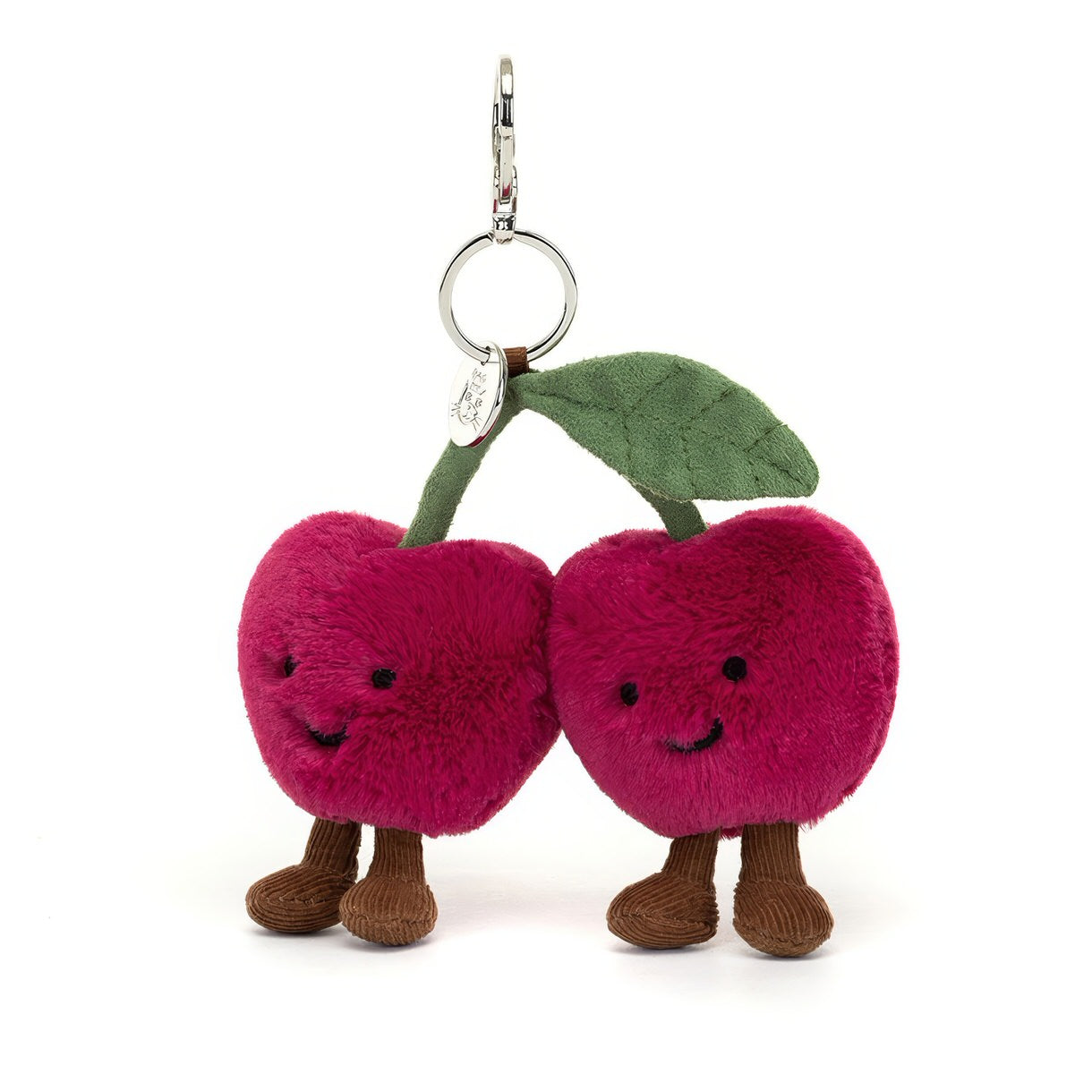 CHERRY PLUSH KEYCHAIN – CHERRIES BAG CHARM FOR BAGS