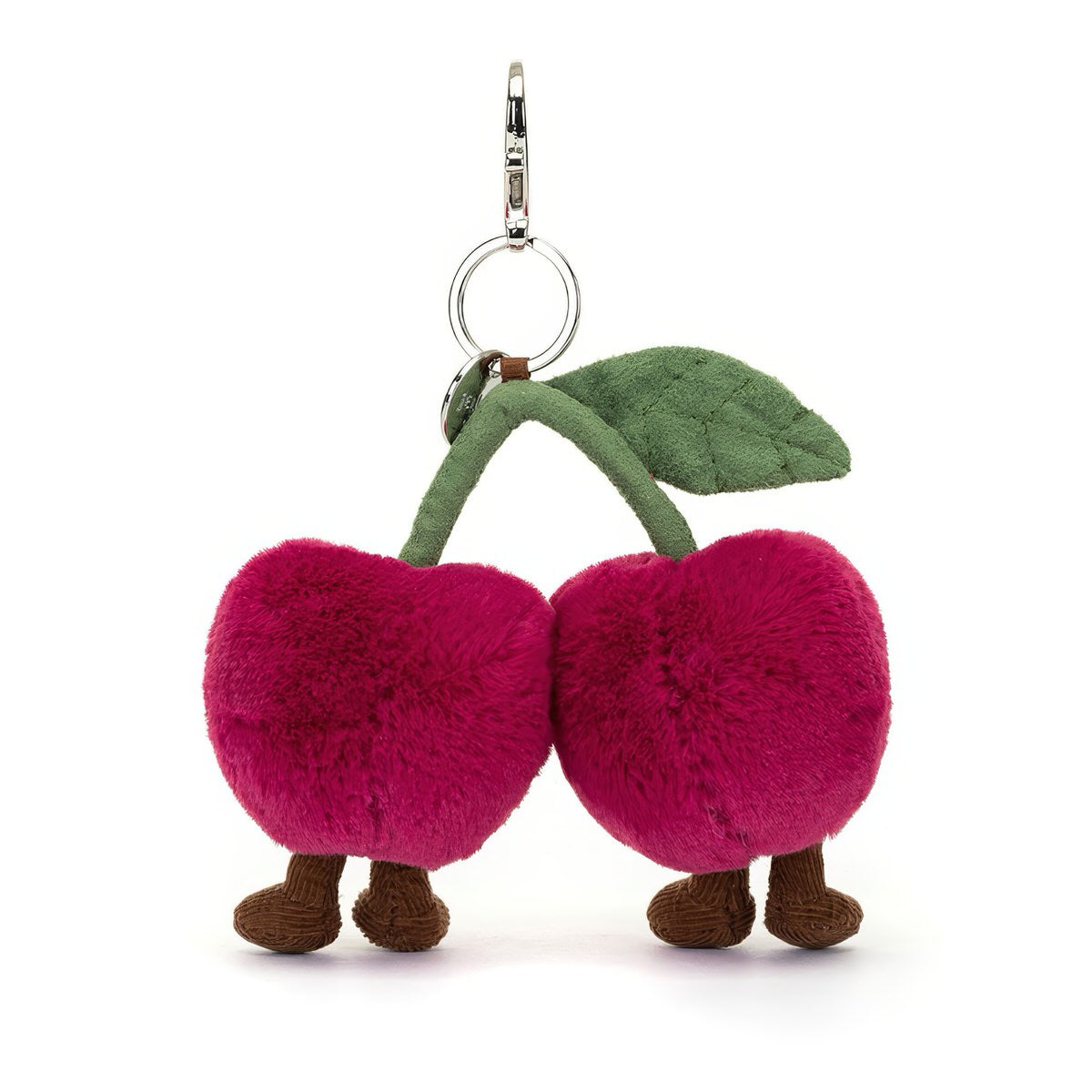 CHERRY PLUSH KEYCHAIN – CHERRIES BAG CHARM FOR BAGS