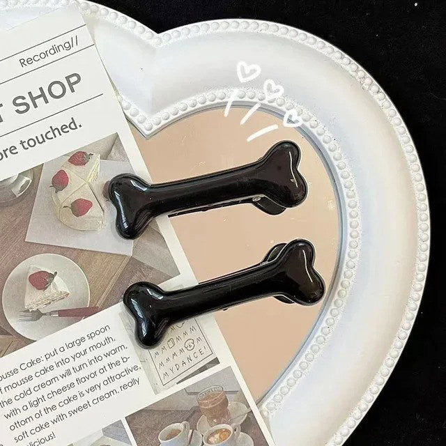 COLORFUL DOG BONE TOYS WITH STAR DESIGNS FOR Y2K STYLE BONE HAIR ACCESSORIES