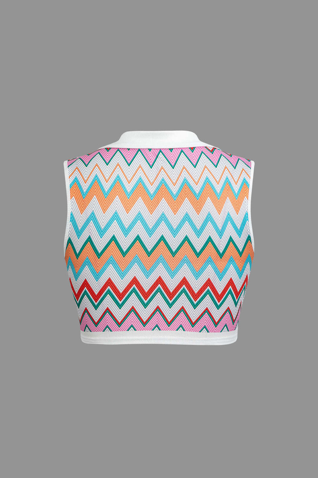 COLORFUL KNIT TWO-PIECE SET WITH PURSE AND SANDALS - UNIQUE CASUAL SET