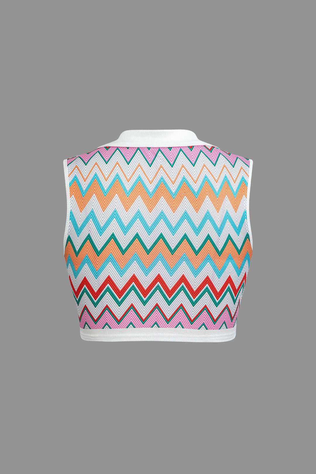 COLORFUL KNIT TWO-PIECE SET WITH PURSE AND SANDALS - UNIQUE CASUAL SET