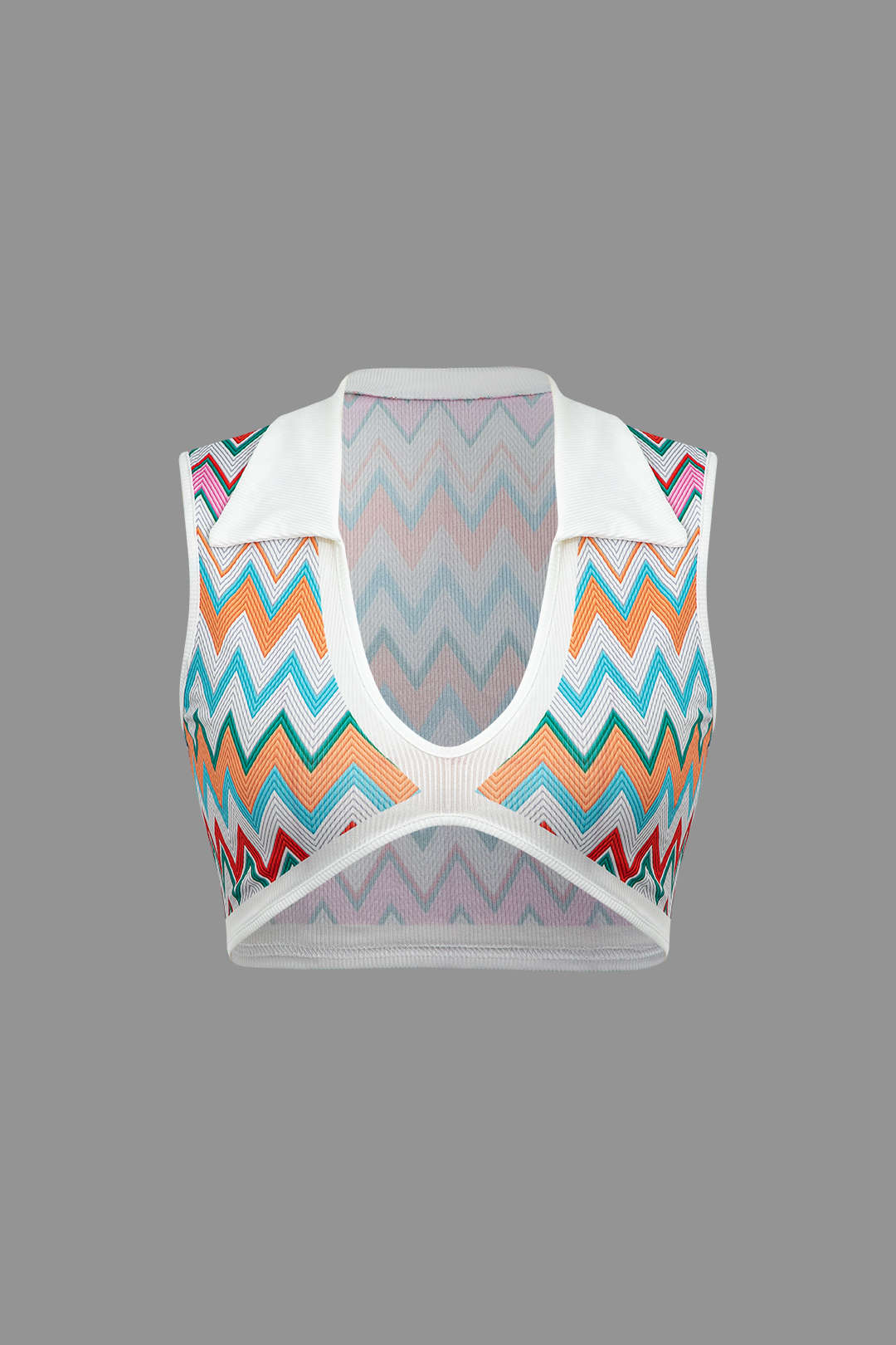 COLORFUL KNIT TWO-PIECE SET WITH PURSE AND SANDALS - UNIQUE CASUAL SET