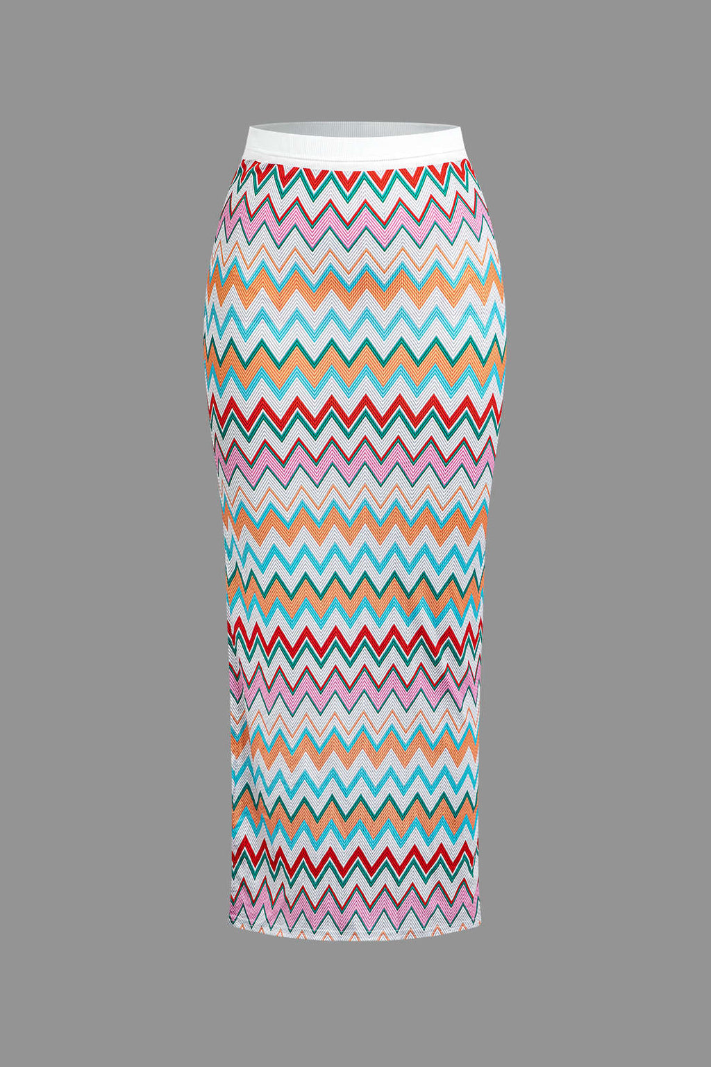 COLORFUL KNIT TWO-PIECE SET WITH PURSE AND SANDALS - UNIQUE CASUAL SET