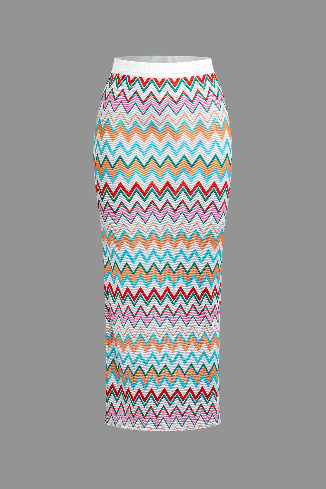 COLORFUL KNIT TWO-PIECE SET WITH PURSE AND SANDALS - UNIQUE CASUAL SET