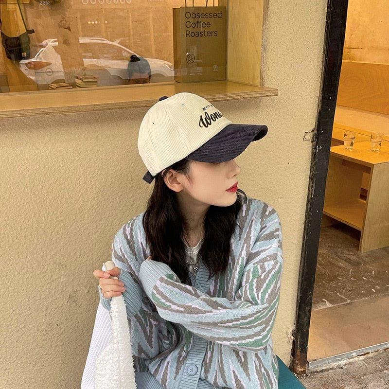 CORDUROY BASEBALL CAP