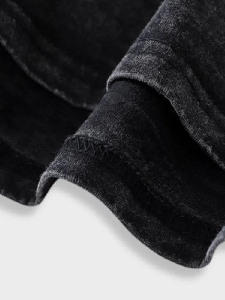 COTTON STREETWEAR T-SHIRT BLACK GRAPHIC DESIGN