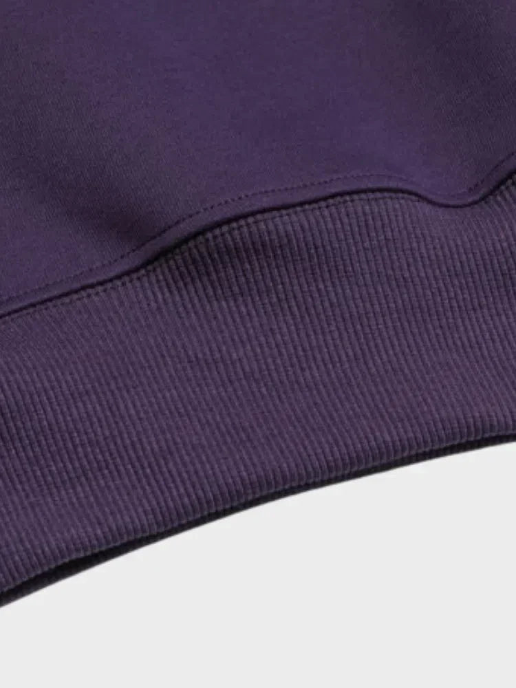 CREWNECK SWEATSHIRT PURPLE AND GRAY VINTAGE RAIDER LONGSLEEVE