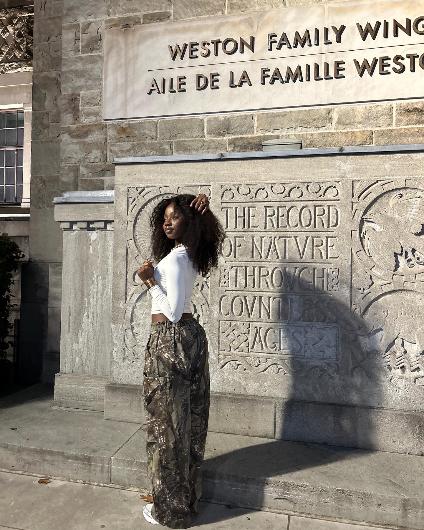 CROPPED CAMOUFLAGE PANTS PRINTED STRAIGHT LEG DESIGN