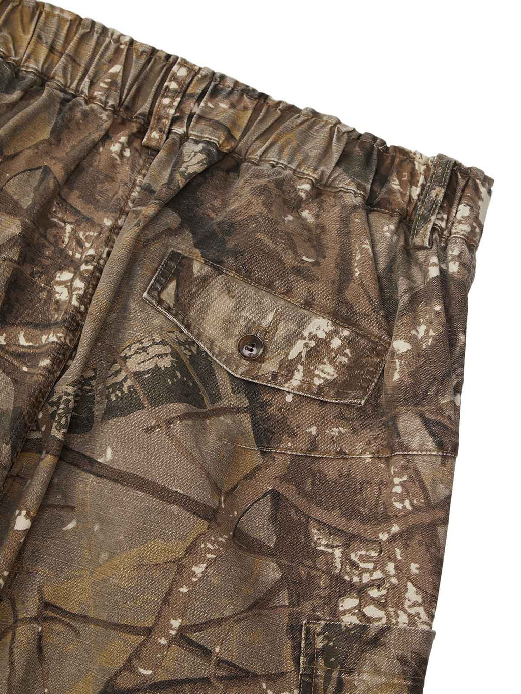 CROPPED CAMOUFLAGE PANTS PRINTED STRAIGHT LEG DESIGN