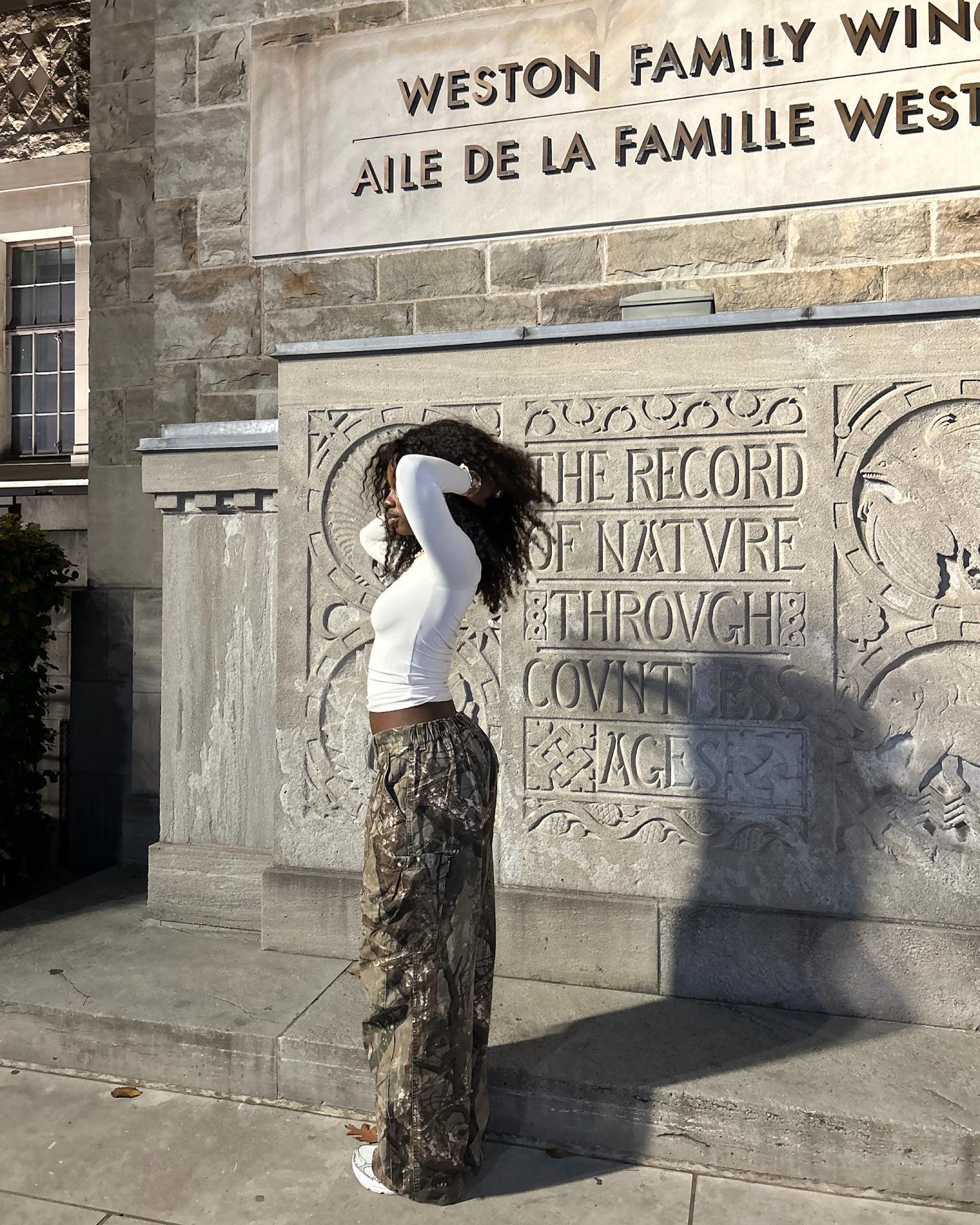 CROPPED CAMOUFLAGE PANTS PRINTED STRAIGHT LEG DESIGN