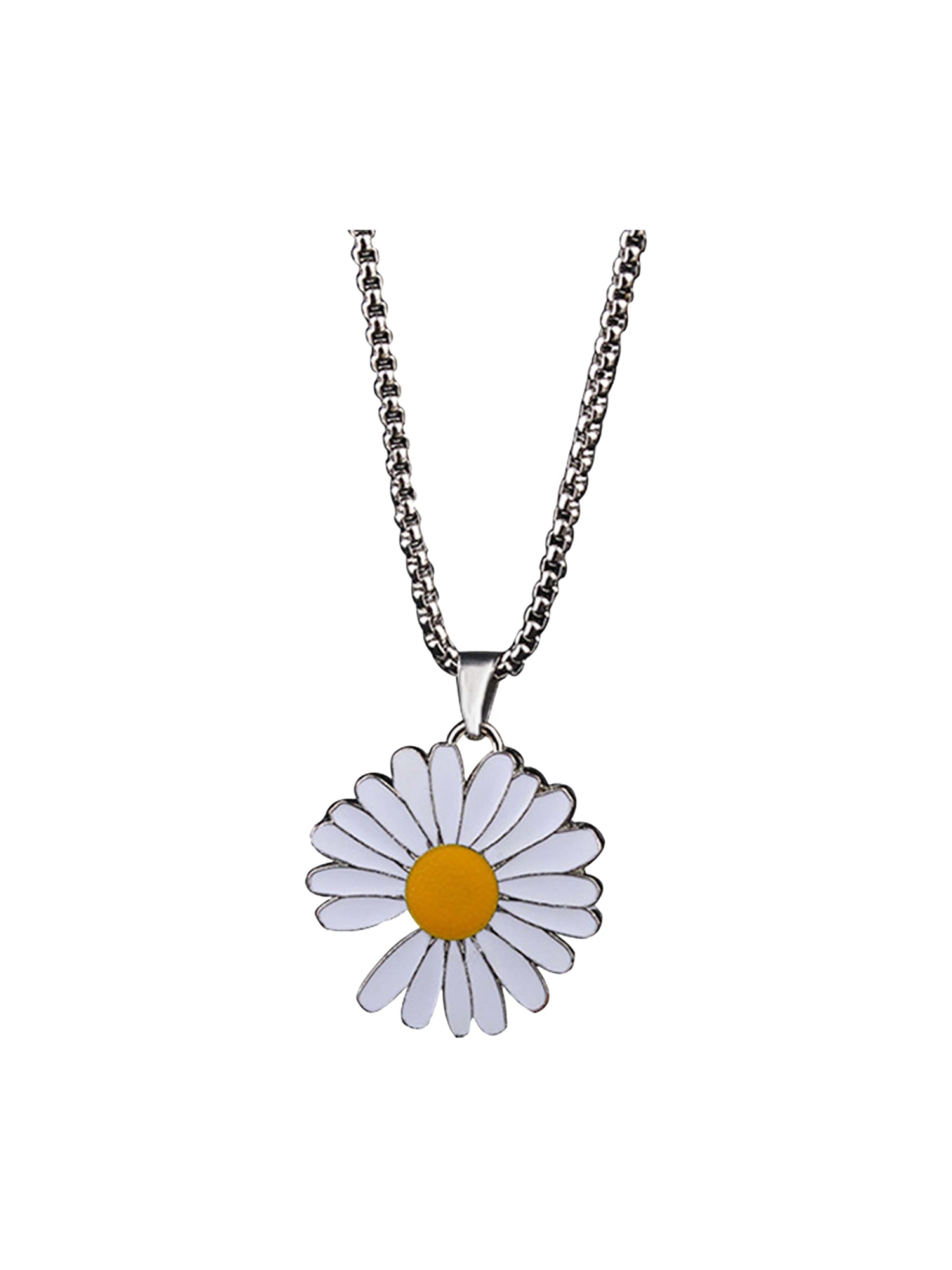 DAISY PENDANT NECKLACE FLORAL JEWELRY ACCESSORY GIFT FOR SPECIAL OCCASIONS