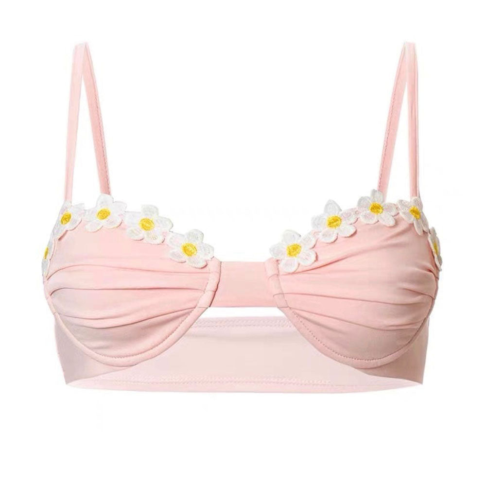 DAISY TRIM PINK BRA BUST MEASUREMENT RANGES