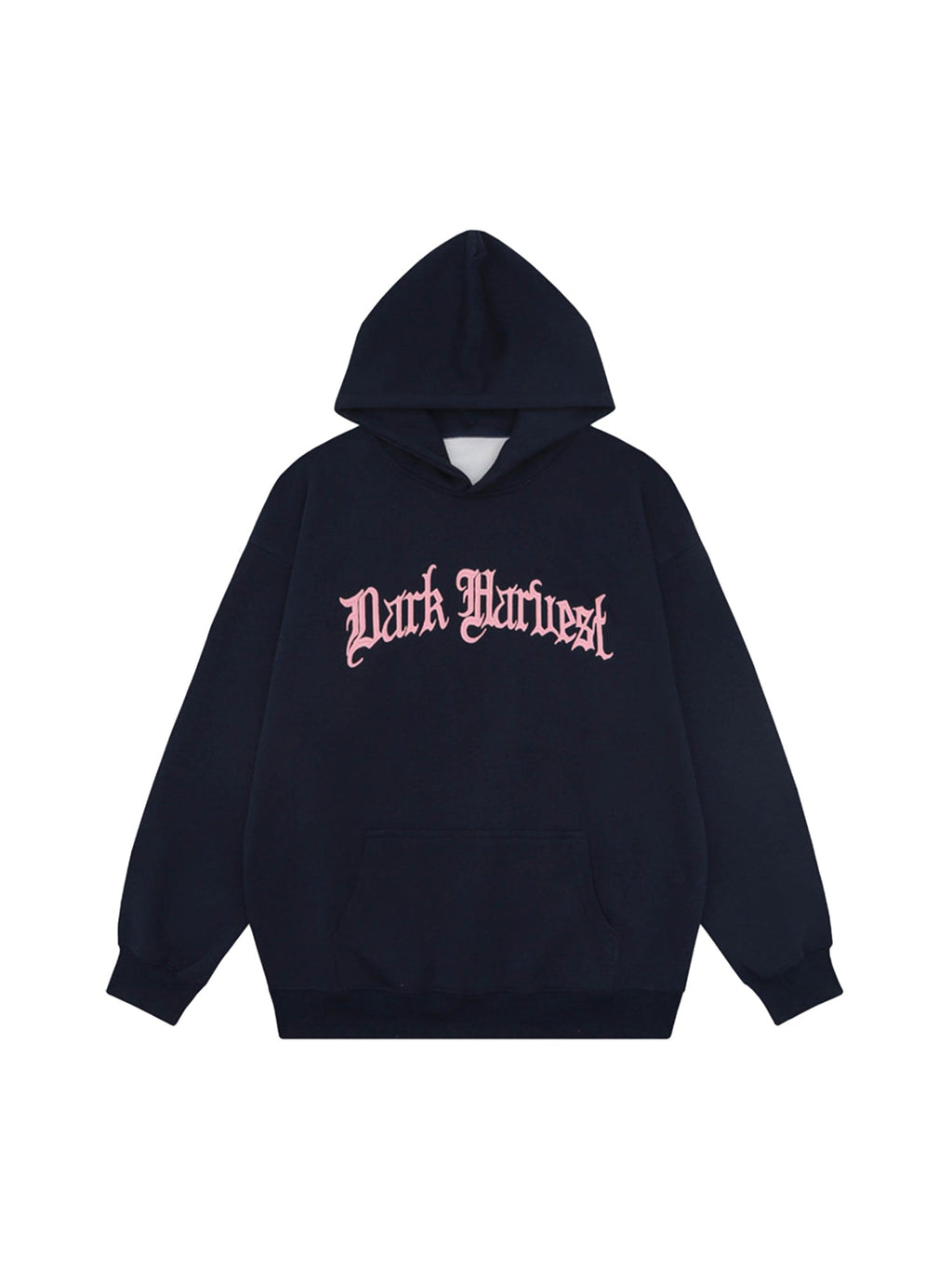 DARK BLUE HOODIE WITH COZY COTTON BLEND