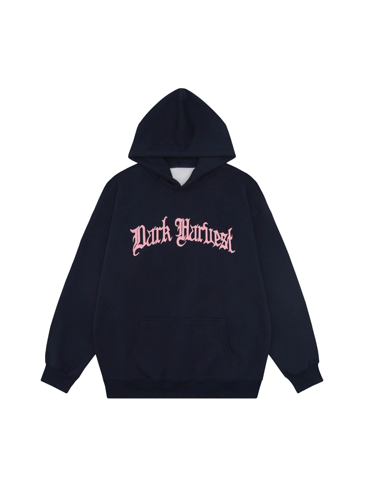 DARK BLUE HOODIE WITH COZY COTTON BLEND