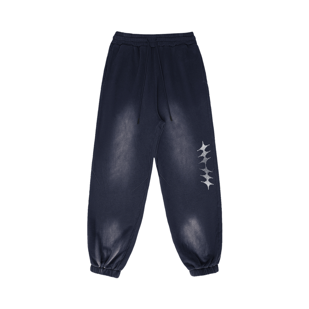 DARK GRAY SWEATPANTS WITH STAR DESIGN FOR DAILY WEAR PANT STAR