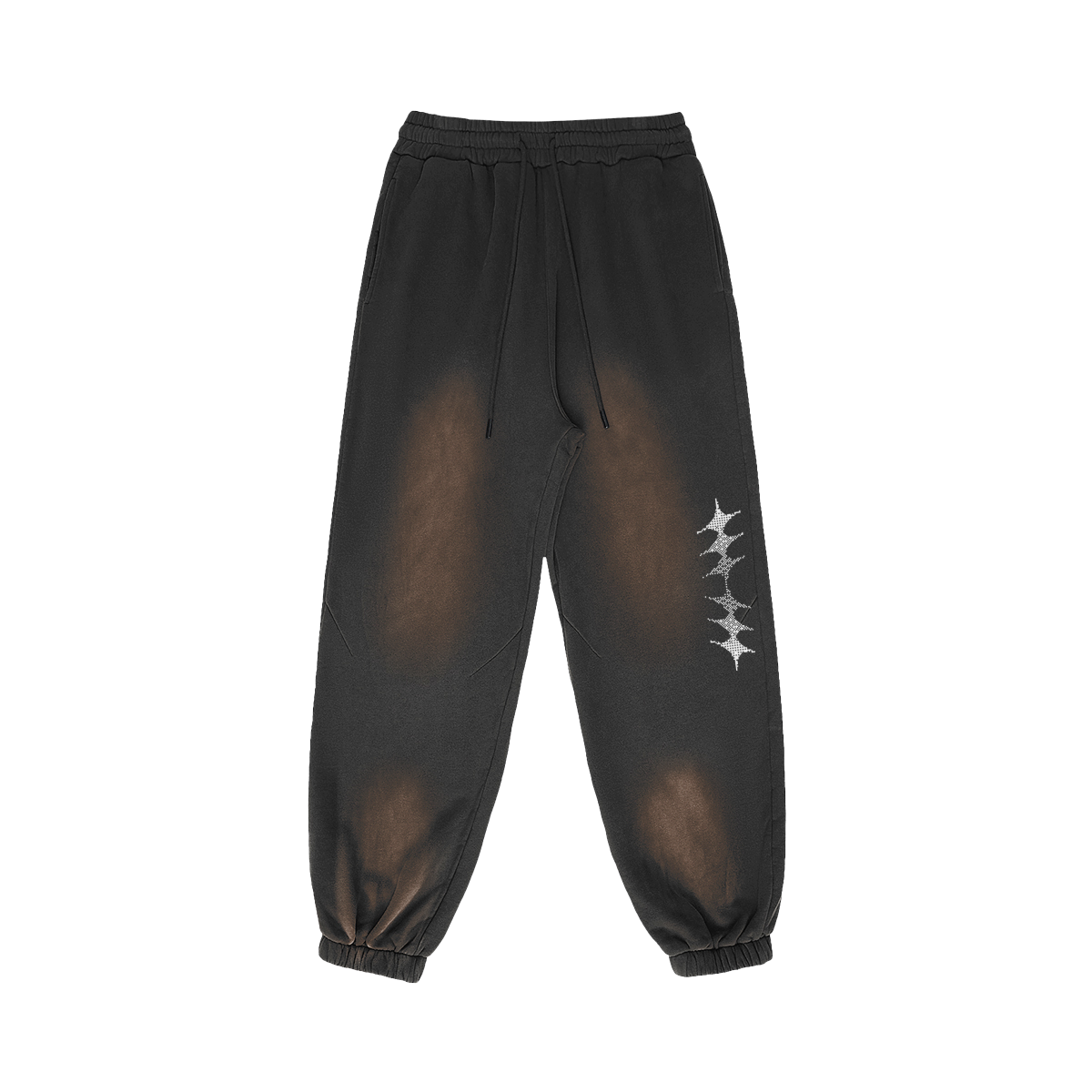 DARK GRAY SWEATPANTS WITH STAR DESIGN FOR DAILY WEAR PANT STAR