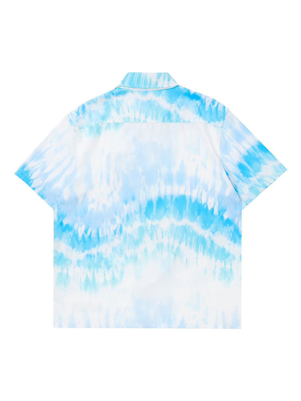 DARK TIE-DYE SHORT-SLEEVE SHIRT UNISEX TIE DYE FOR CASUAL WEAR