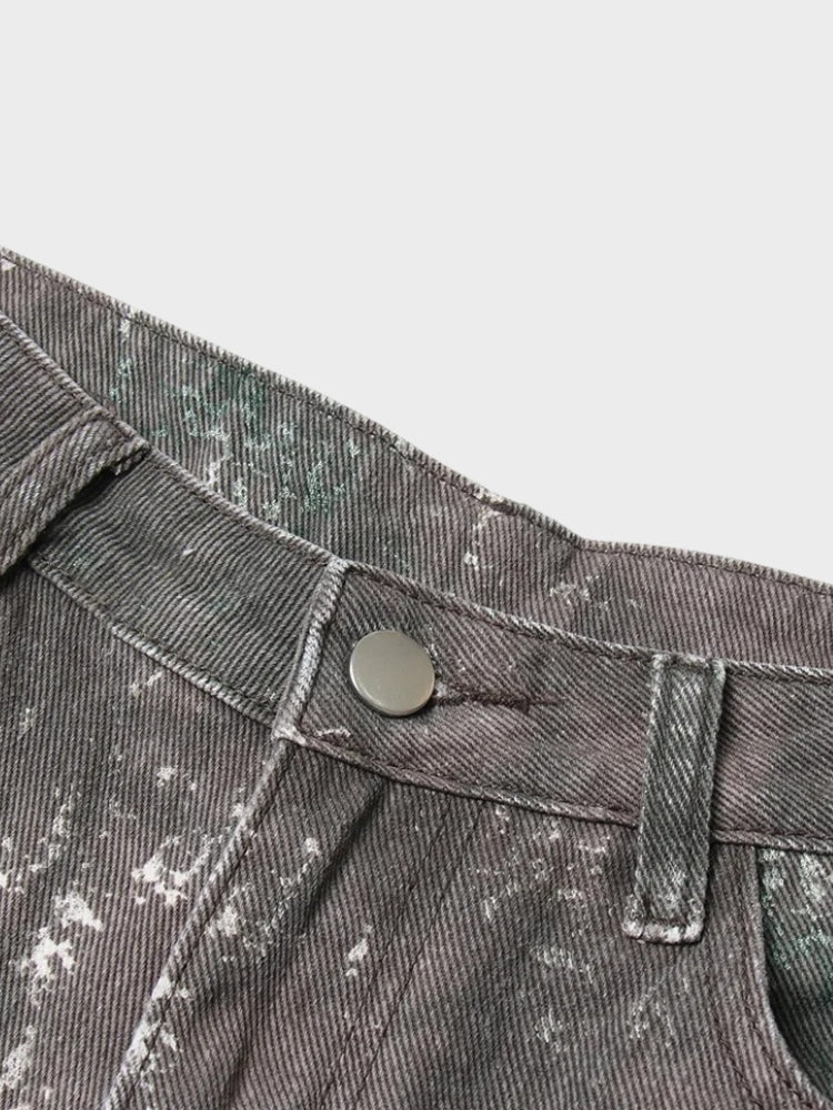 GRAY CARGO PANTS WITH MULTIPLE POCKETS FOR UTILITY AND STYLE