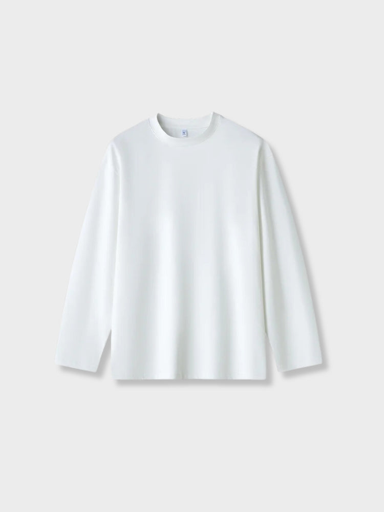 LONG-SLEEVED SHIRT BLACK CLASSIC FIT EVERYDAY ESSENTIAL