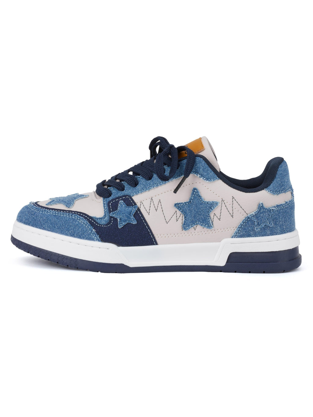 DENIM STAR SNEAKERS ROUND TOE SHOES SP2308185BV1