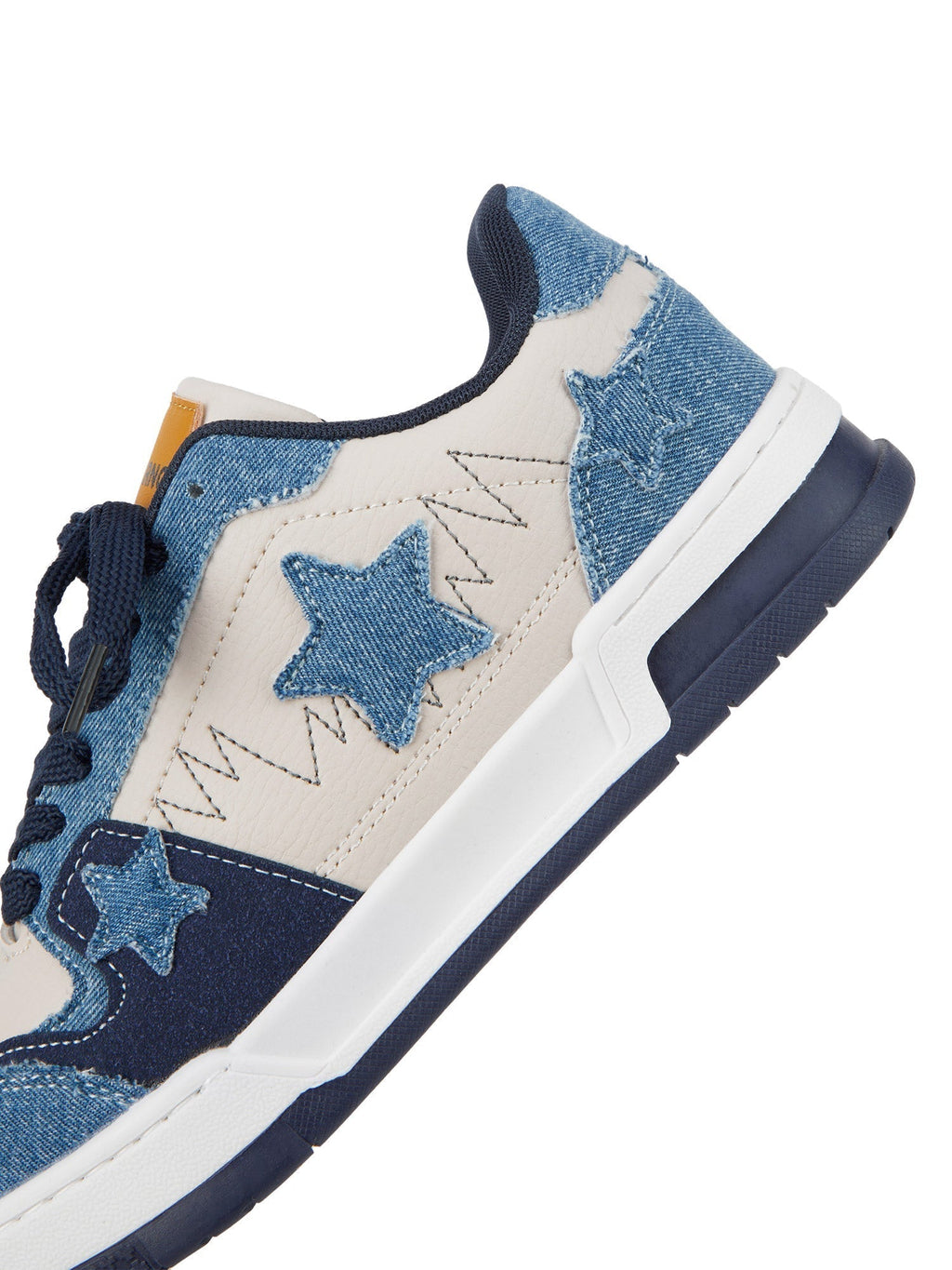 DENIM STAR SNEAKERS ROUND TOE SHOES SP2308185BV1