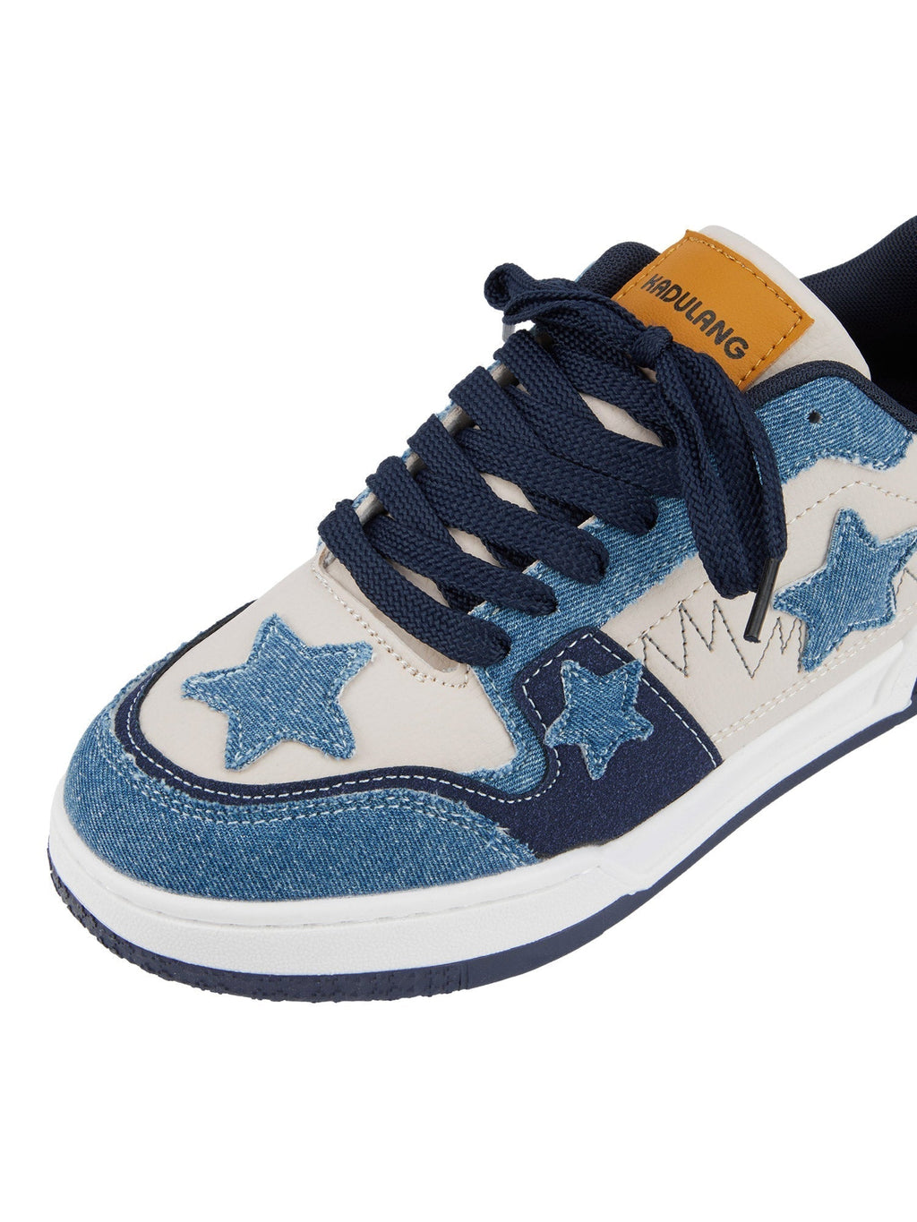DENIM STAR SNEAKERS ROUND TOE SHOES SP2308185BV1