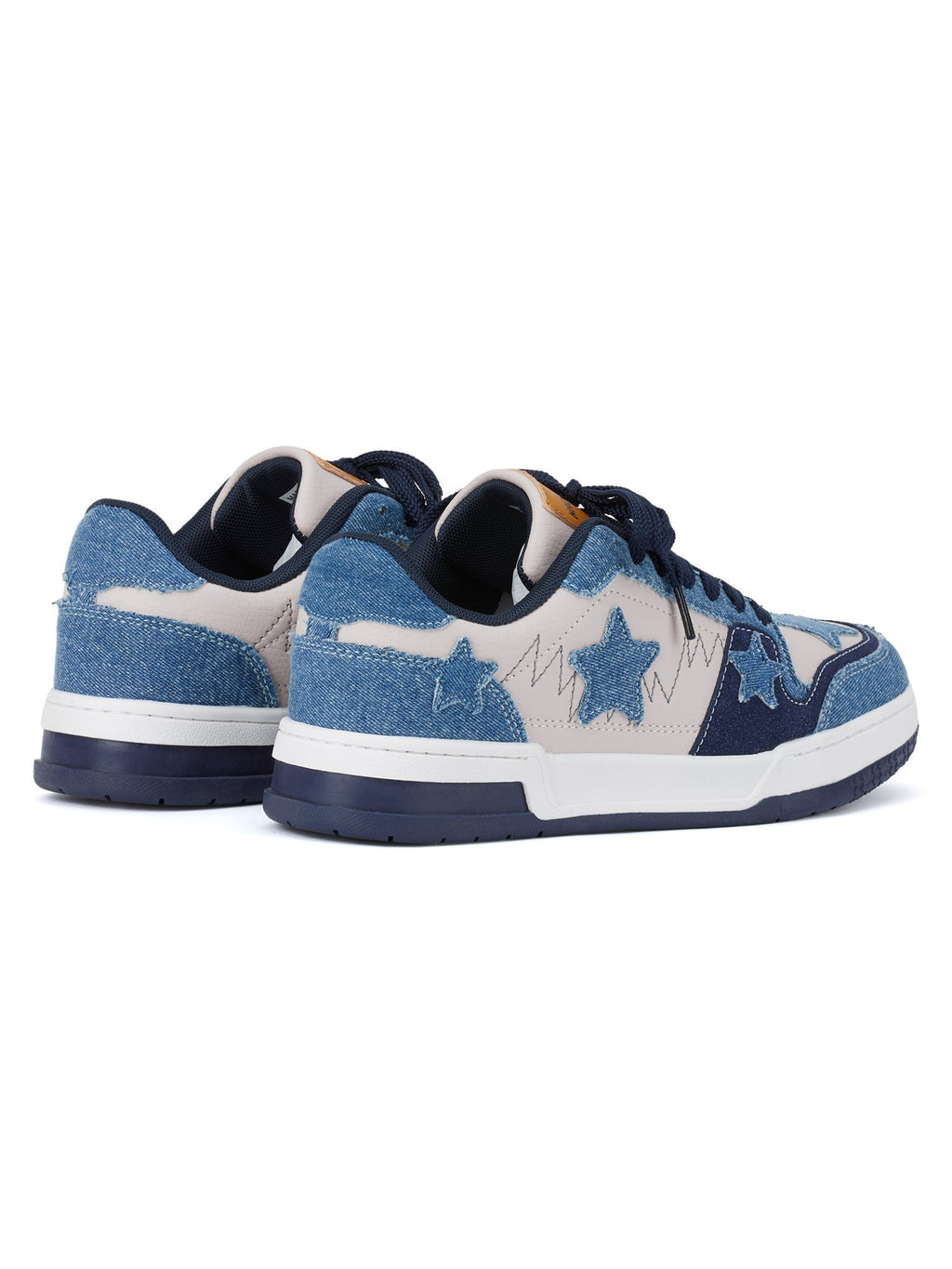 DENIM STAR SNEAKERS ROUND TOE SHOES SP2308185BV1