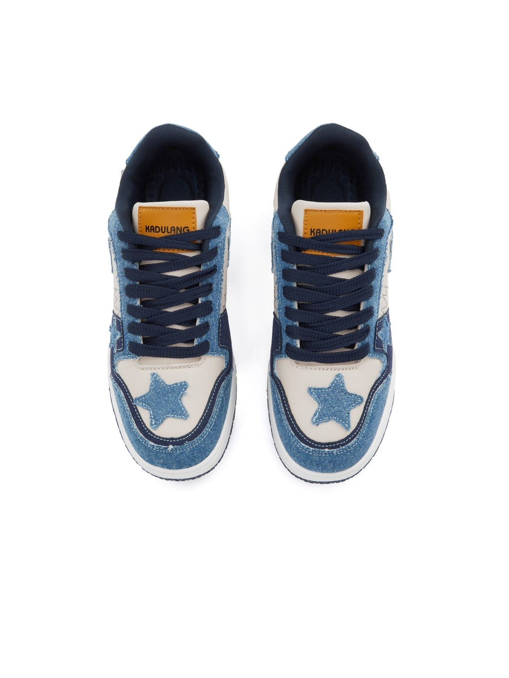 DENIM STAR SNEAKERS ROUND TOE SHOES SP2308185BV1