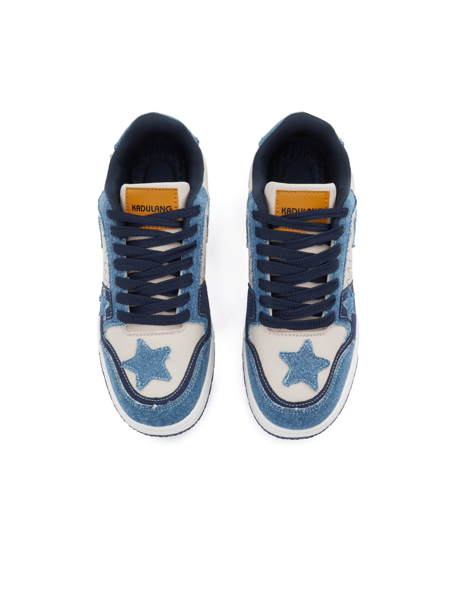 DENIM STAR SNEAKERS ROUND TOE SHOES SP2308185BV1