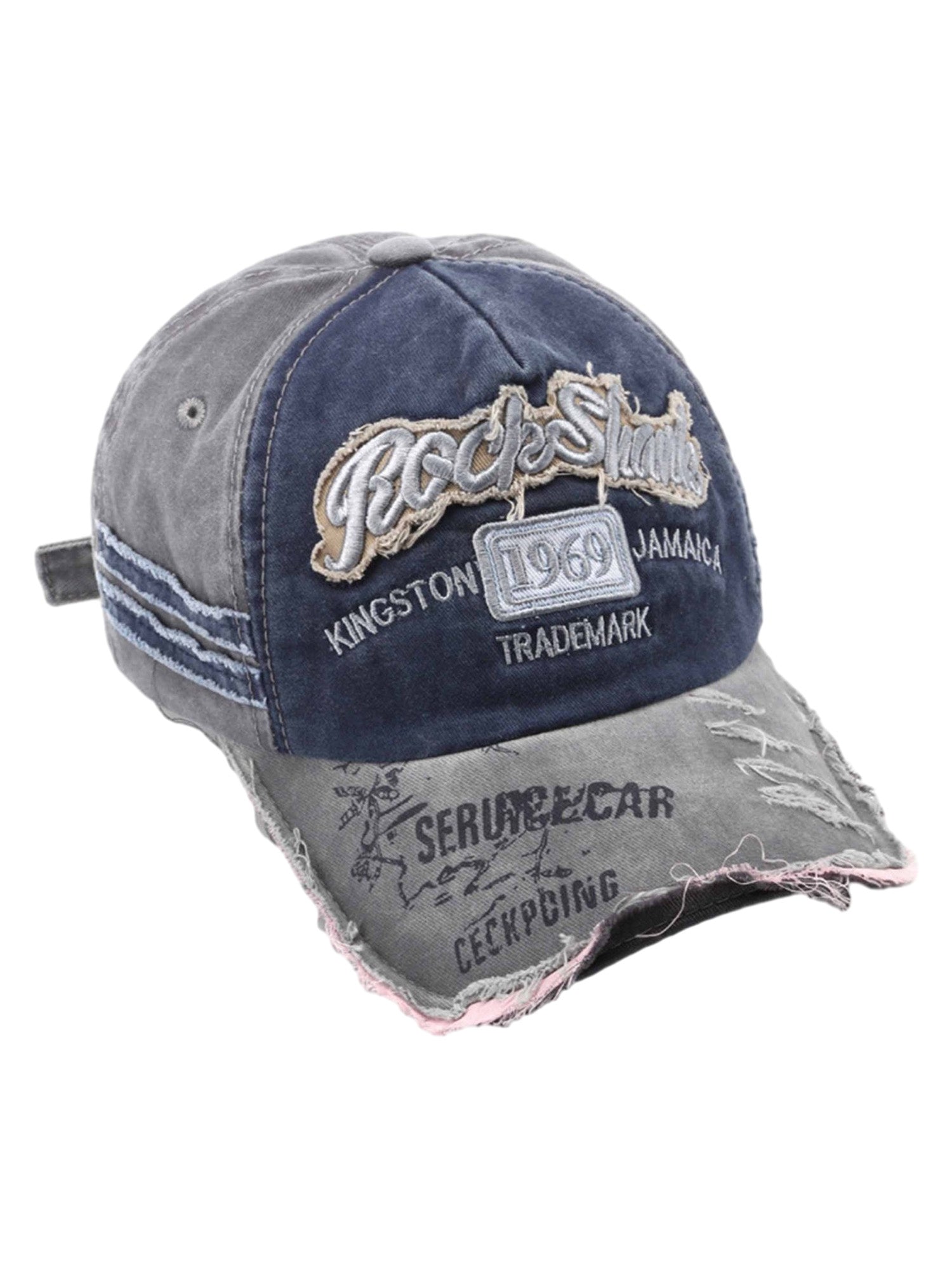 DISTRESSED BASEBALL CAP - CLASSIC DISTRESSED BASEBALL CAP