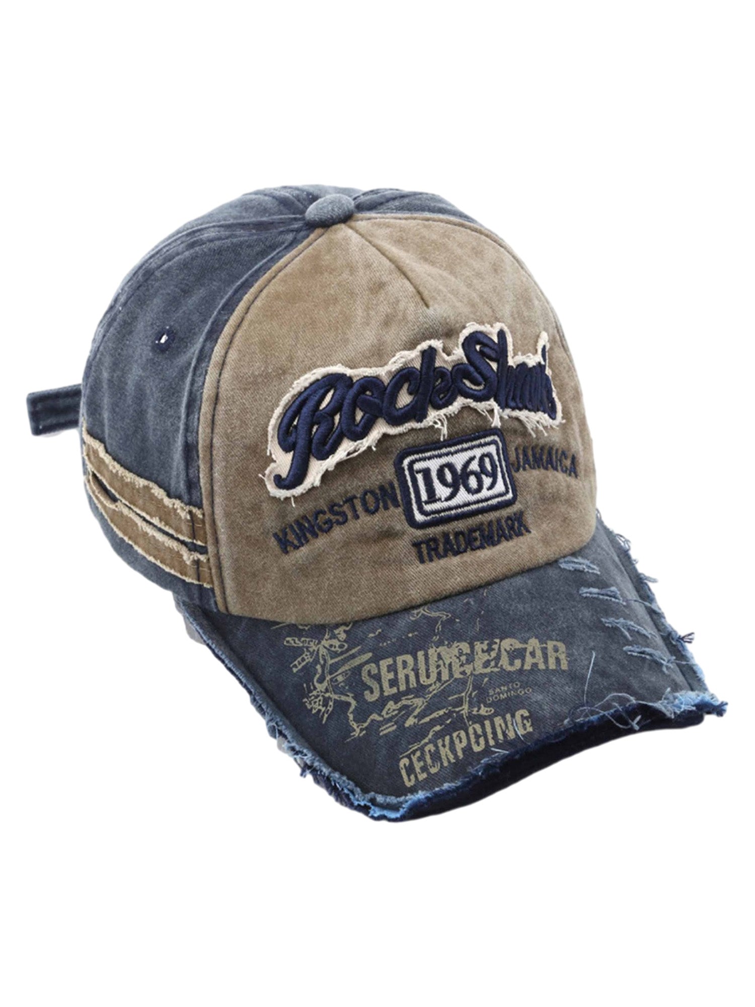 DISTRESSED BASEBALL CAP - CLASSIC DISTRESSED BASEBALL CAP