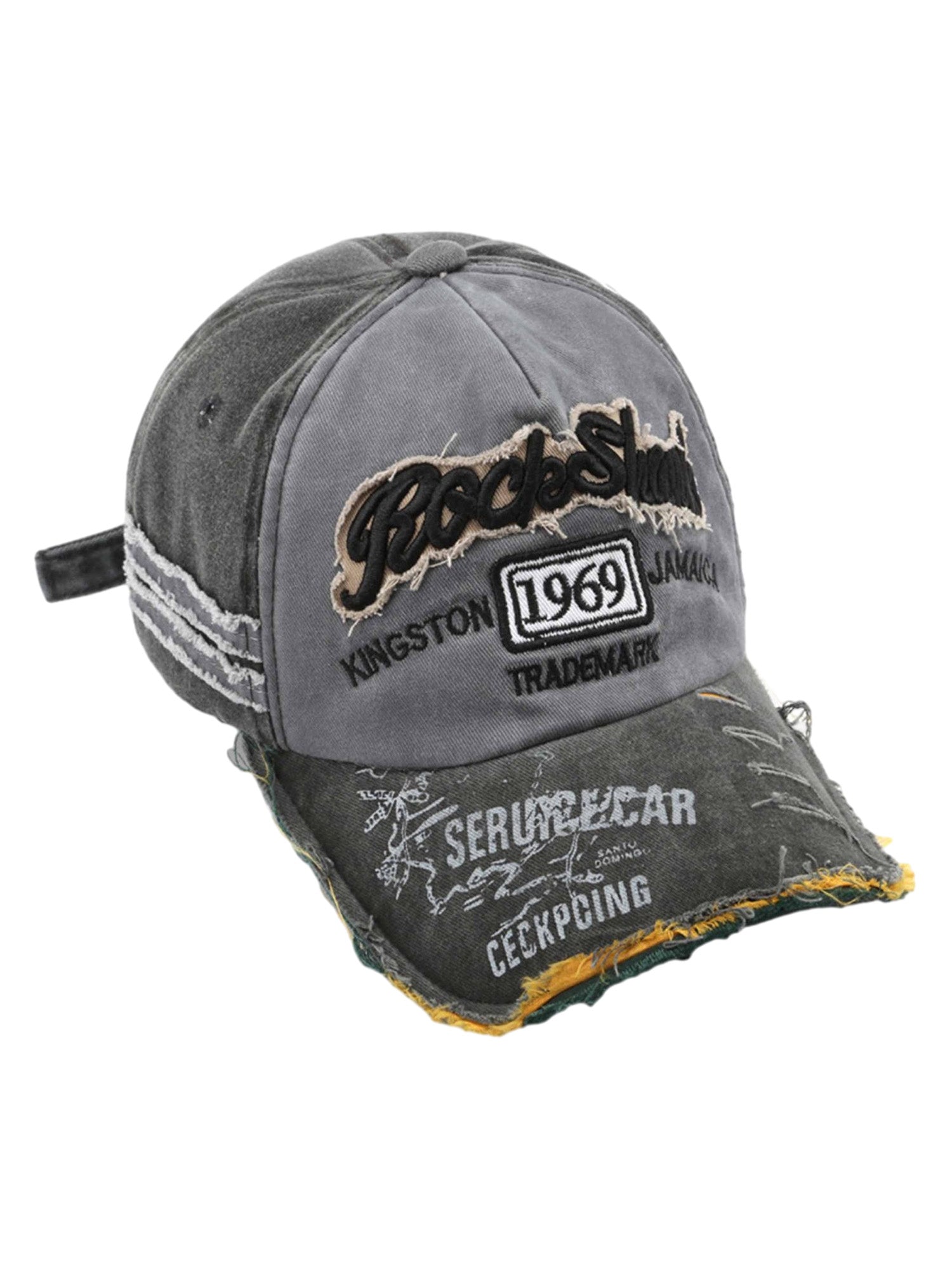 DISTRESSED BASEBALL CAP - CLASSIC DISTRESSED BASEBALL CAP