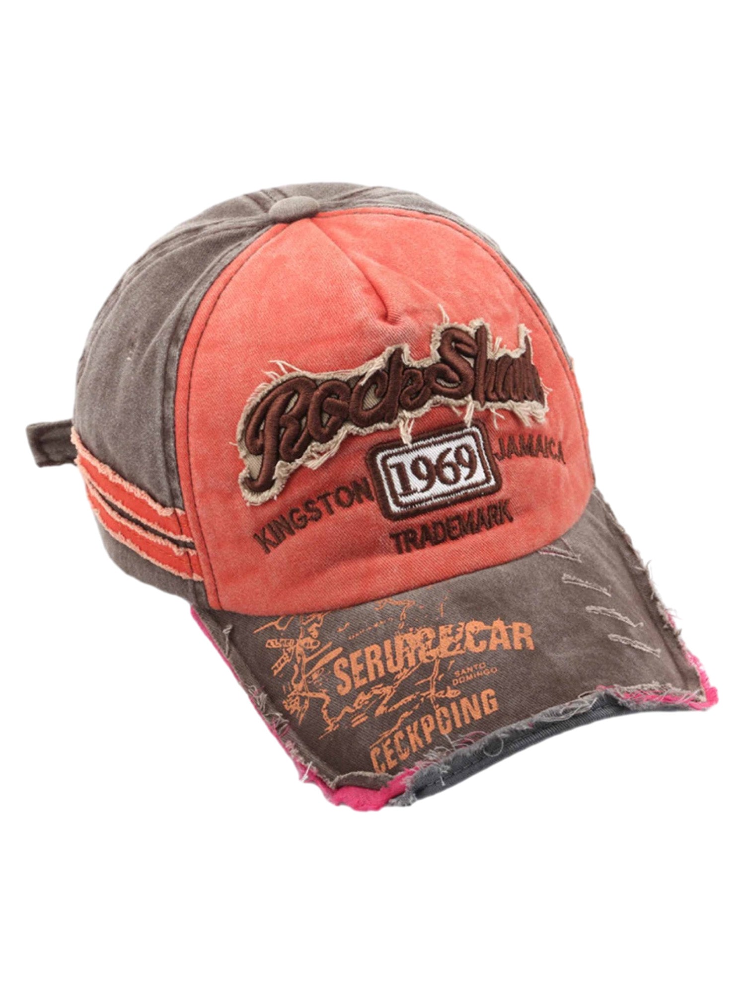 DISTRESSED BASEBALL CAP - CLASSIC DISTRESSED BASEBALL CAP