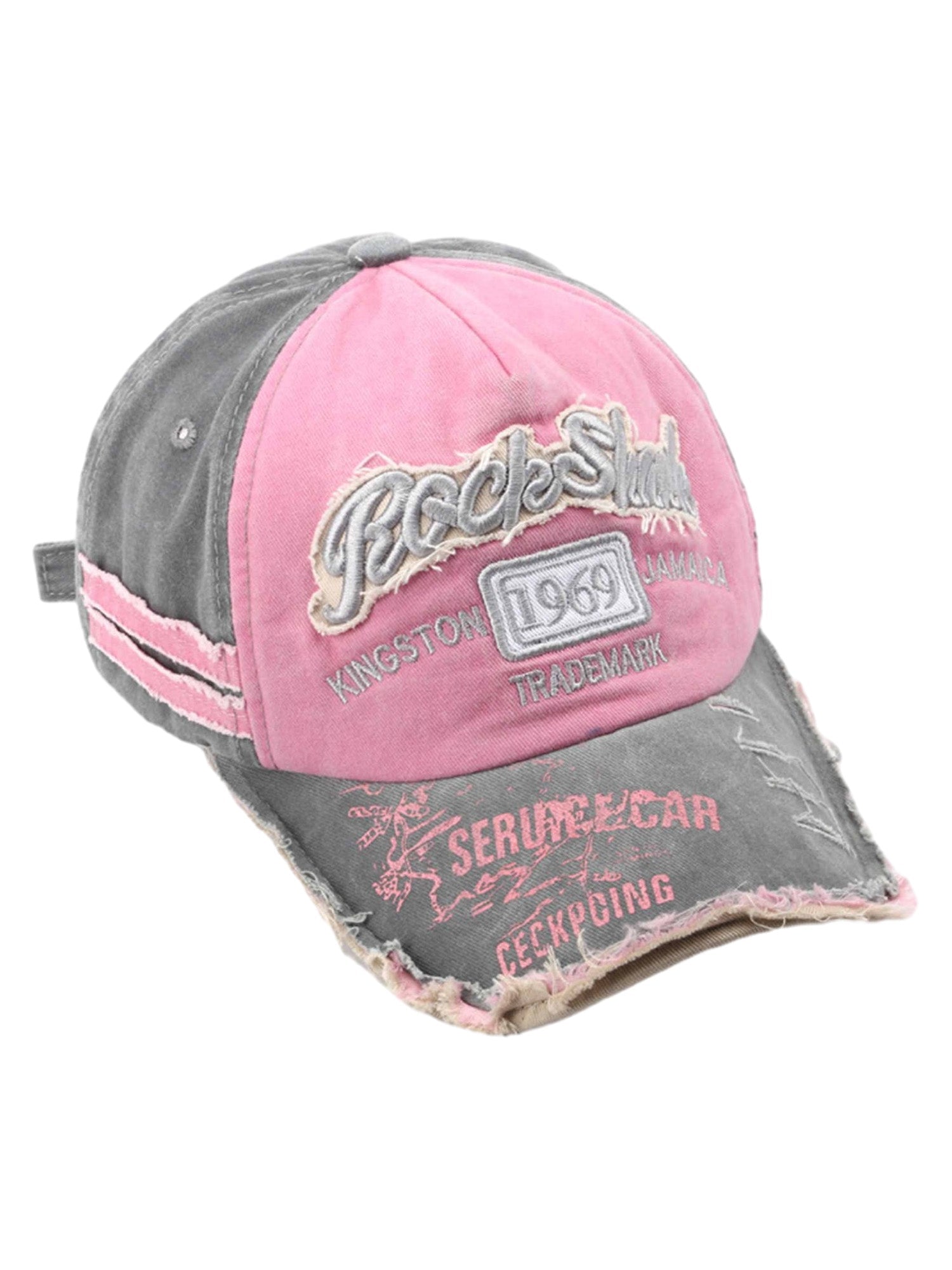 DISTRESSED BASEBALL CAP - CLASSIC DISTRESSED BASEBALL CAP