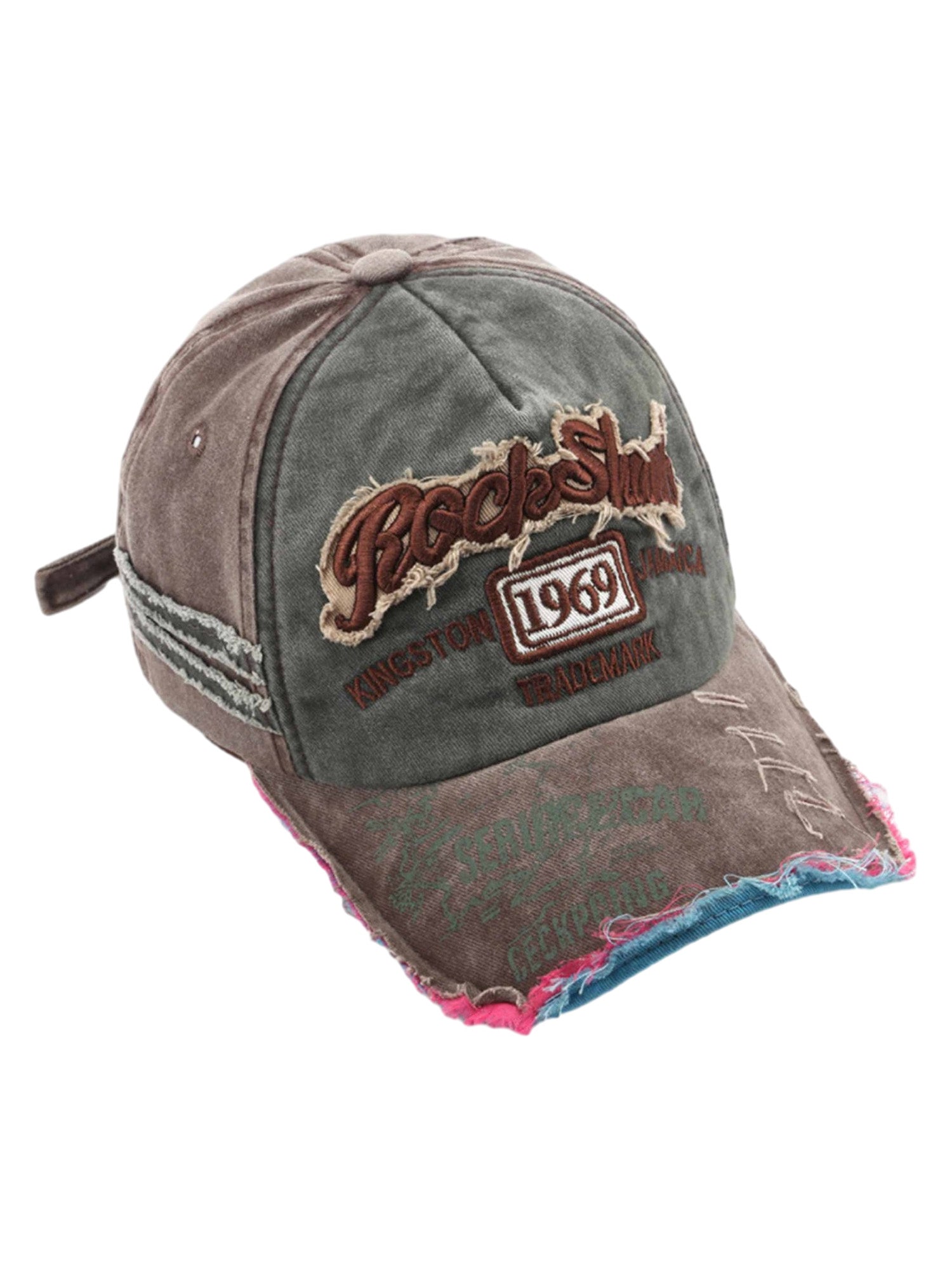 DISTRESSED BASEBALL CAP - CLASSIC DISTRESSED BASEBALL CAP