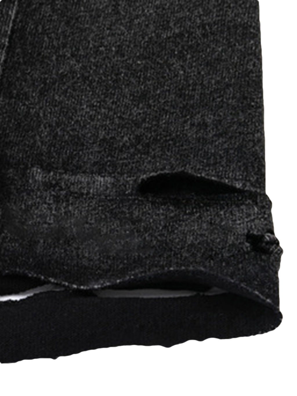 DISTRESSED BLACK TANK TOP WITH PURPLE GRAPHIC AND CHAIN - CARTOON PRINT SLEEVELESS