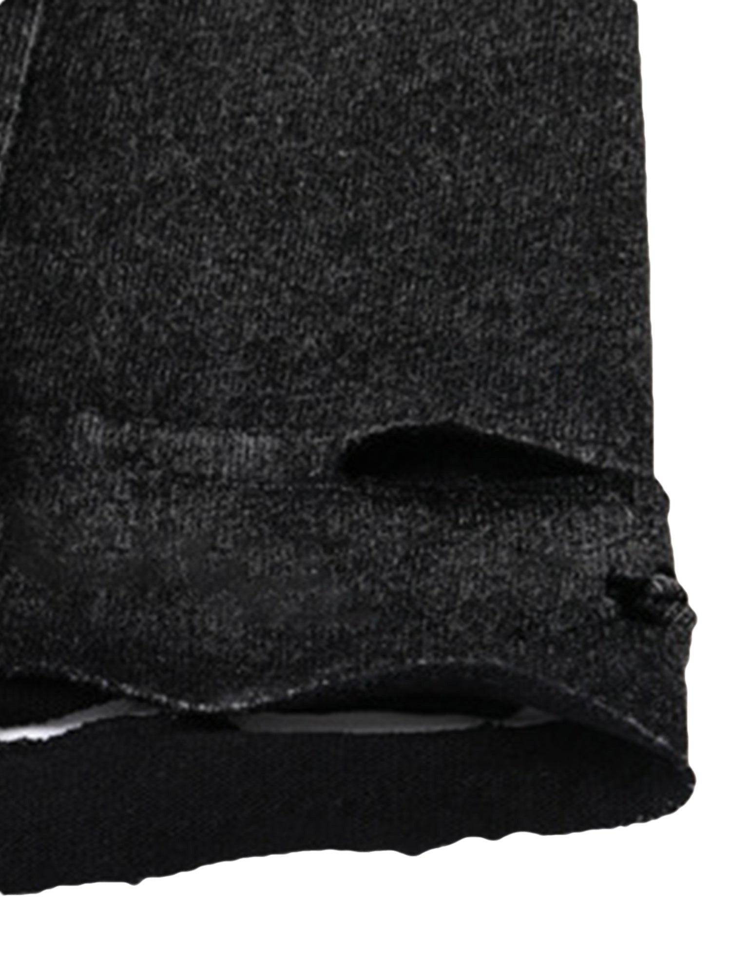 DISTRESSED BLACK TANK TOP WITH PURPLE GRAPHIC AND CHAIN - CARTOON PRINT SLEEVELESS